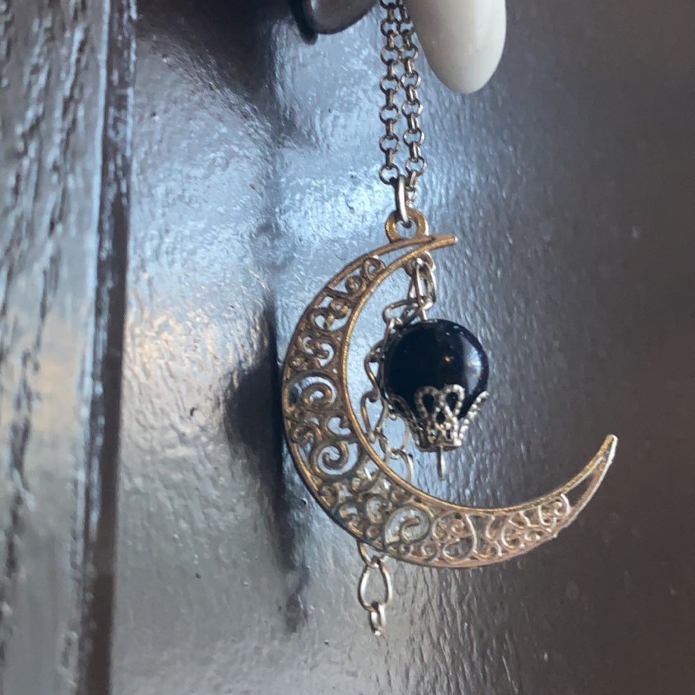 Sandstone Moon Necklace